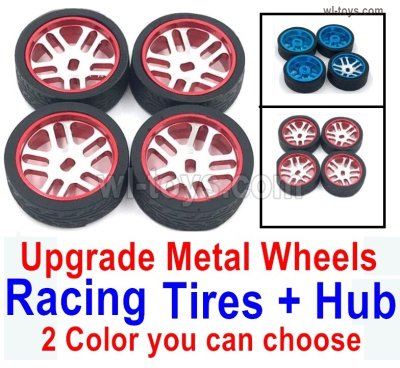 Wltoys 284131 Upgrade Metal Racing Wheels Tires.9 Colors you can choose.
