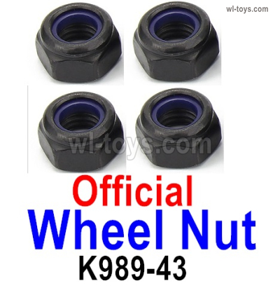 Wltoys 284131 K939-43 M2 lock nut set for the Wheel.Offical Wheel Nut for the Wheel.