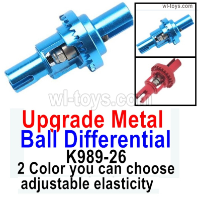 Wltoys 284131 Upgrade Metal ball differential, K989-26.adjustable elasticity.