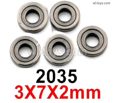 Wltoys 284131 284131-2035 Bearings.3X7X2mm.Total5pcs.