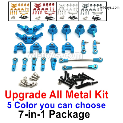 Wltoys 284161 Upgrade Parts All Metal Kit.7-In-1 Package.You have 5 color to choose.