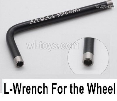 Wltoys 284161 Upgrade Parts L-Shap wrench for the Wheel.Black Color. Wltoys 284161 Upgrade Parts L-Shap wrench for the Wheel.Black Color.