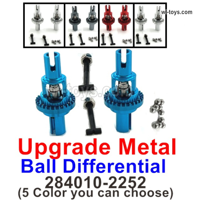 Wltoys 284161 Upgrade Parts Metal differential,Total 2 Set. 284010-2252.adjustable elasticit..There are 5 Color you can choose.