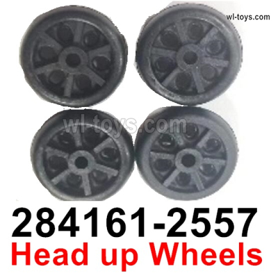 Wltoys 284161 Parts 284161-2557 head up Wheels.4pcs.