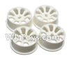 Wltoys A242 A242 Car Hub,Car wheel(4pcs)-(Can be used for A232 A242 A252,And you must buy the A242 Tire leather)