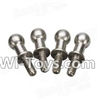 Wltoys A212 A222 A232 A242 A252 Long Ball-shape screws(4pcs-4X12.5mm)
