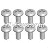 Wltoys A303 Round head machine screws(M2.5X10 PM D4)-8pcs
