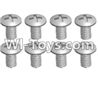 Wltoys A303 Cross recessed round head screws(M3X14 PM)-8pcs