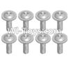 Wltoys A303 Round head screw with dielectric(M2.5X6X6)-8pcs