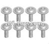 Wltoys A313 Cross recessed round head screwS(M2.6X6 PWB)-8pcs
