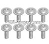 Wltoys A313 Round head screw with dielectric(M2.5X6X6)-8pcs