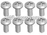 Wltoys A313 Screws,L959-57 Round head self tapping screw(M2.6X8)-10pcs