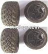 Wltoys A323-01-01 Spare Parts- Front and Rear wheel unit(Total 4pcs),Wltoys A323 Rc Car Spare Parts Replacement Accessories,1:12 Scale A323 rc racing car Parts,On Road Drift Racing Truck Car Parts