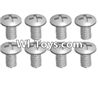 Wltoys A323 Cross recessed round head screws(M3X14 PM)-8pcs