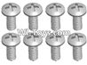 Wltoys A323 Round head self tapping screw(M2.6X8)-10pcs-L959-57