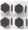 Wltoys A333-19 Spare Parts- Six angle adapter(4pcs),Wltoys A333 Rc Car Spare Parts Replacement Accessories,1:12 Scale A333 rc racing car Parts,On Road Drift Racing Truck Car Parts