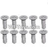 Wltoys A333-44 Spare Parts-L959-54 Countersunk head self tapping screw(M2.6X8)-10pcs,Wltoys A333 Rc Car Spare Parts Replacement Accessories,1:12 Scale A333 rc racing car Parts,On Road Drift Racing Truck Car Parts