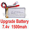 Wltoys A949 Upgrade Battery Pack,Upgrade 1500mah battery,Wltoys A949 RC Car Parts ,Wltoys 1/18 rc Truck and rc racing car Replace Parts