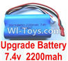Wltoys A949 Upgrade Lipo Batteries,7.4v 2200mah battery,Wltoys A949 RC Car Parts ,Wltoys 1/18 rc Truck and rc racing car Replace Parts
