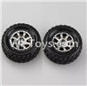 Wltoys A949 Right Wheel(2pcs),Wltoys A949 RC Car Parts ,Wltoys 1/18 rc Truck and rc racing car Replace Parts