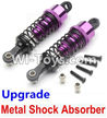 Wltoys A949 Upgrade Metal Shock Absorber(2pcs)-Purple,Wltoys A949 RC Car Parts ,Wltoys 1/18 rc Truck and rc racing car Replace Parts