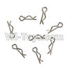 Wltoys A949 Clips,R-Clips for the Body shell,R-shape pin(8pcs),Wltoys A949 RC Car Parts ,Wltoys 1/18 rc Truck and rc racing car Replace Parts