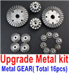 Wltoys A959B A959-B Upgrade Metal Kit-(Metal gear,total 16pcs)