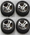 Wltoys A959B A959-B Wheel-Official Wheel Parts(2pcs Left and 2pcs Right Wheel)