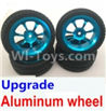 Wltoys A959B A959-B Upgrade Aluminum wheel(4pcs-Include the Tire leather,Also include the 7mm-to-12mm converter) Parts