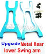 Wltoys A959B A959-B Upgrade Metal Rear lower Swing arm,Lower Suspension Arm(2pcs)-Blue Parts