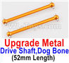 Wltoys A959B A959-B Upgrade Metal Drive Shaft,Dog Bone(2pcs)-Yellow