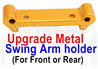 Wltoys A959B A959-B Upgrade Metal Swing Arm holder(For Front or Rear)-Yellow