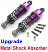 Wltoys A959B A959-B Upgrade Metal Shock Absorber Parts(2pcs)-Purple