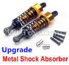 Wltoys A959B A959-B Upgrade Metal Shock Absorber Parts(2pcs)-Yellow
