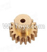 Wltoys A959 Copper motor Gear(1pcs)-0.7 Modulus Parts,(Both for A959 A959B)