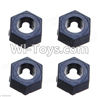 Wltoys A959 Hexagonal round seat(4pcs) Parts-Official ,(Both for A959 A959B)