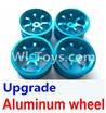 Wltoys A959 Upgrade Aluminum wheel(4pcs-Not include the Tire leather) Parts,(Both for A959 A959B)