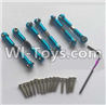 Wltoys A959 Upgrade Metal Connect buckle,Trolley(7pcs) Parts,(Both for A959 A959B)