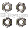 Wltoys A959 M3 Anti-loose Screw nut(4pcs) Parts,(Both for A959 A959B)