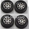 Wltoys A969-B A969-01 Wheel(2pcs Left and 2pcs Right Wheel)