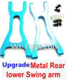 Wltoys A969-B Upgrade Metal Rear lower Swing arm,Lower Suspension Arm(2pcs)-Blue
