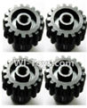 Wltoys A969-B Upgrade Steel motor Gear(4pcs)-0.7 Modulus-Black-27 Teeth