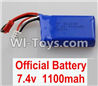 Wltoys A969 Official 7.4v 1100mah battery