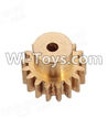 Wltoys A969 Copper motor Gear(1pcs)-0.7 Modulus