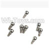 Wltoys A969 Ball-shape screws(9.3mmX5mm)-8pcs