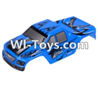 Wltoys A979-B Car canopy,Sheel cover-Blue For Wltoys A979-B Rc Car Parts,High speed 1:18 Scale 4wd,2.4G A979-B rc racing car Parts,On Road Drift Racing Truck Car Parts