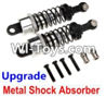 Wltoys A979-B Upgrade Metal Shock Absorber(2pcs)-Gray For Wltoys A979-B Rc Car Parts,High speed 1:18 Scale 4wd,2.4G A979-B rc racing car Parts,On Road Drift Racing Truck Car Parts