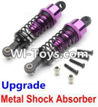 Wltoys A979-B Upgrade Metal Shock Absorber(2pcs)-Purple For Wltoys A979-B Rc Car Parts,High speed 1:18 Scale 4wd,2.4G A979-B rc racing car Parts,On Road Drift Racing Truck Car Parts