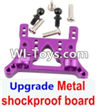 Wltoys A979-B Upgrade Metal Front or Rear shockproof board-Purple For Wltoys A979-B Rc Car Parts,High speed 1:18 Scale 4wd,2.4G A979-B rc racing car Parts,On Road Drift Racing Truck Car Parts