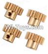 Wltoys A979-B Copper motor Gear(4pcs)-0.7 Modulus-27 Teeth For Wltoys A979-B Rc Car Parts,High speed 1:18 Scale 4wd,2.4G A979-B rc racing car Parts,On Road Drift Racing Truck Car Parts